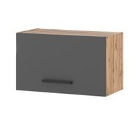 Szafka Kuchenna Wisząca Okapowa Modułowa 60cm Blande Wotan Szary Mat