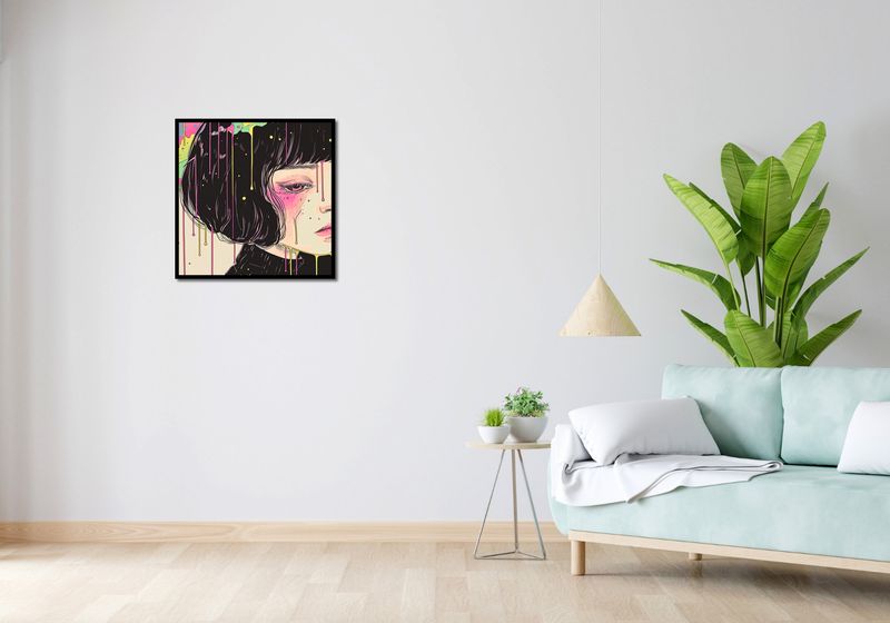 Plakat 60x60cm Strugi Kolorów zdjęcie 4