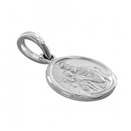 SREBRNY SZKAPLERZ MEDALIK DWUSTRONNY PRÓBA SREBRA 925 zdjęcie 3