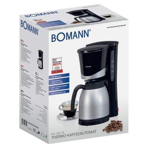 Ekspres przelewowy do kawy z termosem Bomann KA 168 CB (czarny) na Arena.pl