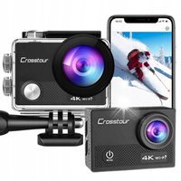 Kamera sportowa CROSSTOUR 4K UHD WiFi 20MP wodoodporna 40m USB HDMI