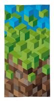 Ręcznik licencyjny 70x140cm - MINECRAFT KOSTKI 3D