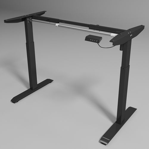 Biurko Elektryczne Regulowane 160x60cm Regulacja Wysokości Gamingowe Czarne na Arena.pl