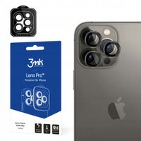 2 x Osłona aparatu 3mk Lens Protection Pro na iPhone 15 Pro Max - grafitowa