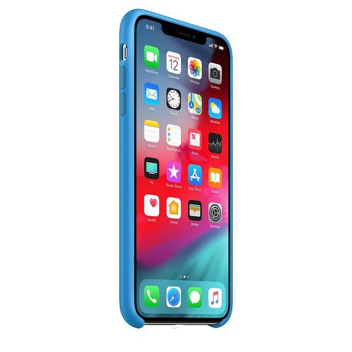 Silicone Case silikonowe Etui iPhone XS Max blue na Arena.pl