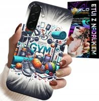 ETUI DO SAMSUNG GALAXY A56 5G - SIŁOWNIA GYM FITNESS SPORT CASE + SZKŁO