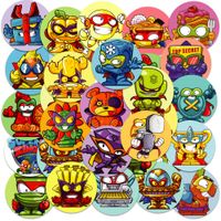 NAKLEJKI NA ZESZYT NALEPKA Z POSTACIAMI KÓŁKO SUPER ZINGS WZORY 23EL