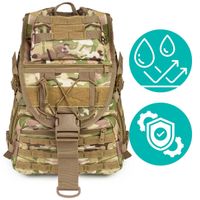 Plecak Taktyczny Turystyczny Wojskowy Z Klapą Militarny Survival 40 Litrów