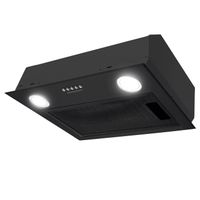 OKAP KUCHENNY DO ZABUDOWY 60 cm CZARNY LED BERDSEN