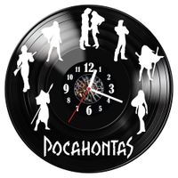 Zegar ścienny z płyty winylowej Pocahontas 758.14
