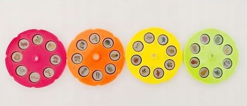 PROJEKTOR RZUTNIK DO NAUKI RYSOWANIA SLAJDY PODŚWIETLANY FLAMASTRY 32 WZORY na Arena.pl