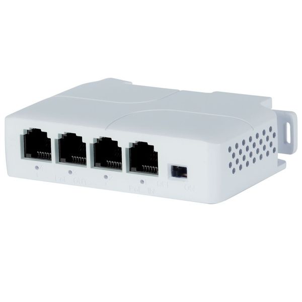 EXTENDER / SWITCH POE 4-PORTOWY 1Poe IN, 3xPoe OUT zdjęcie 4