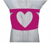 Ozdoba opaska ażur uchwyt do upięcia SERCE 9x41 cm