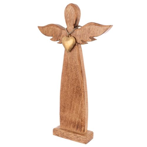 Figurka drewniana anioł MANGO 42 cm na Arena.pl