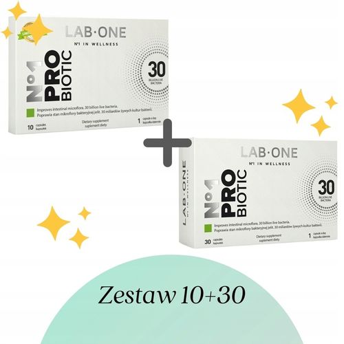 LAB ONE N°1 ProBiotic 30 kapusłek + 10 GRATIS na Arena.pl