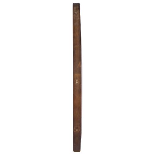 Lustro ścienne, 60 cm, tekowe, okrągłe na Arena.pl