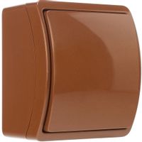 Koala łącznik jednobiegunowy natynkowy IP44 brązowy 151-02