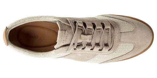 Clarks Półbuty męskie - Siddal Mix - rozmiar 41 - piaskowe, skóra zamszowa na Arena.pl