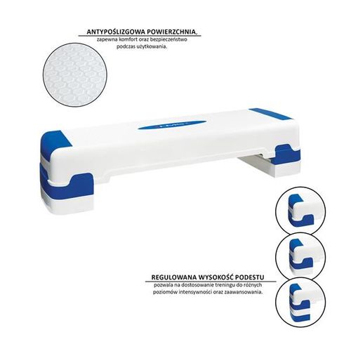 AS005 WHITE/BLUE STEP DO AEROBIKU HMS na Arena.pl