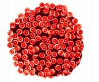 Lampki Choinkowe Led Wewnętrzne Zewnętrzne Wodoodporne Czerwone 300 LED