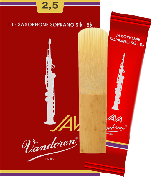 Stroik saksofon sopranowy sopran 2,5 Vandoren JAVA RED SR3025R 1 szt. zdjęcie 1