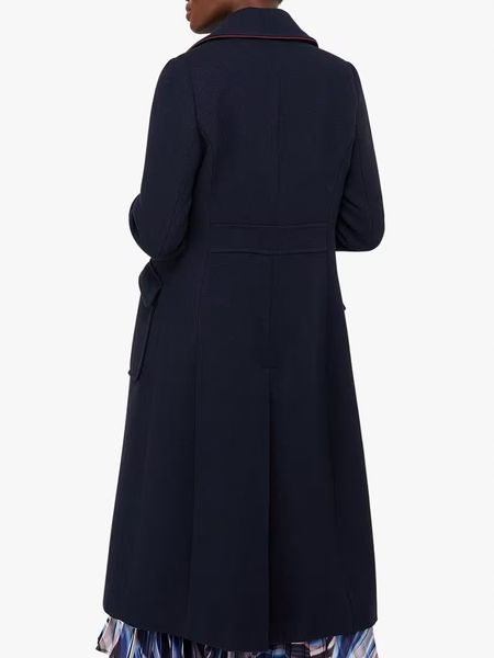 Monsoon Anna Military Coat, Navy zdjęcie 3