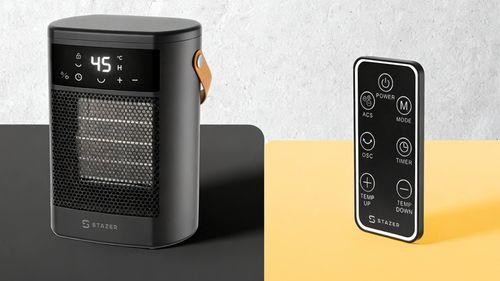 Termowentylator farelka nagrzewnica elektryczna cichy grzejnik timer pilot na Arena.pl