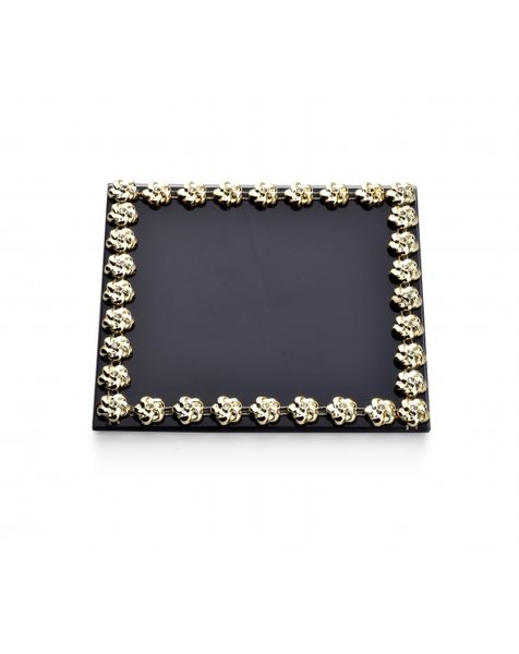 ELIA BLACK podstawka  15x15xh1cm zdjęcie 1