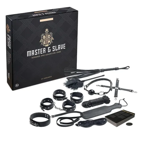 tease & please master & slave deluxe - gra z akcesoriami i kartami pl/en na Arena.pl