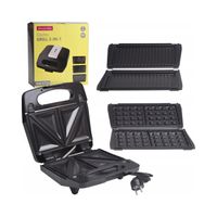 OPIEKACZ TOSTER GOFROWNICA 3 w 1 KAMILLE GRILL UNIWERSALNY KAMILLE
