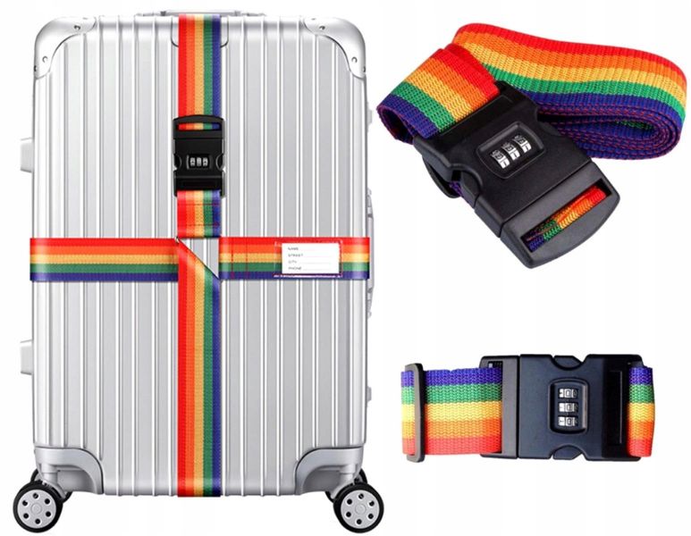 Pas Do Bagażu Walizki Torby Spinający Podróżny Kod zdjęcie 3