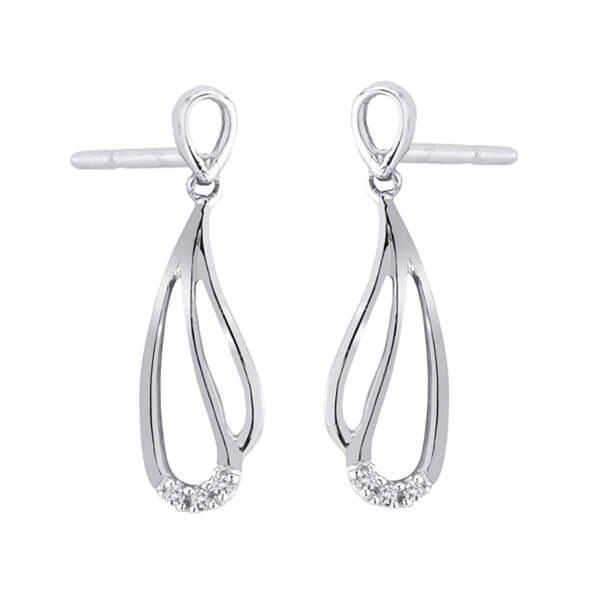 Emaga Złote kolczyki KBD3884 - Diament zdjęcie 1