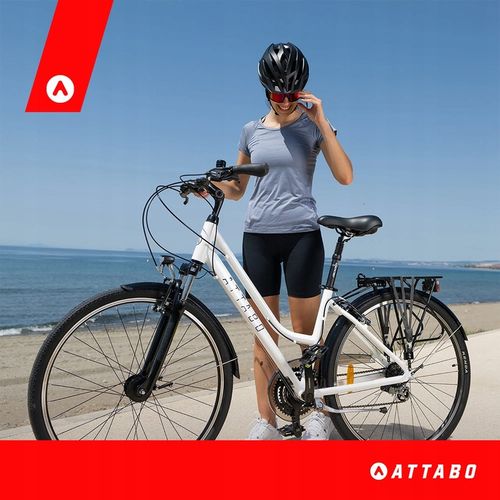 Rower trekkingowy damski ATTABO 19" Shimano Altus Dynamo Nexus Suntour na Arena.pl