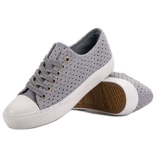Szare Tekstylne Trampki r.36 na Arena.pl