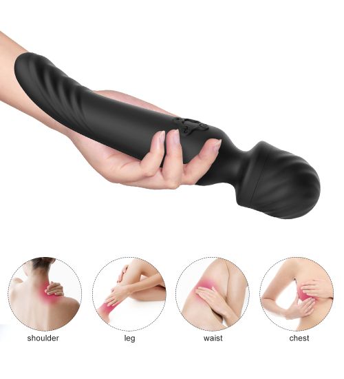 Podgrzewany wibrator - Mission black zdjęcie 3