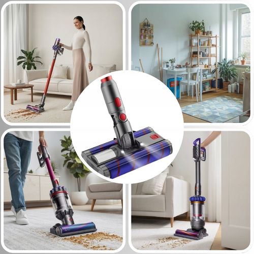 PODWÓJNA TURBO SZCZOTKA MIĘKKA ELEKTROSZCZOTKA DO DYSON V7 V8 V10 V11 V15 na Arena.pl