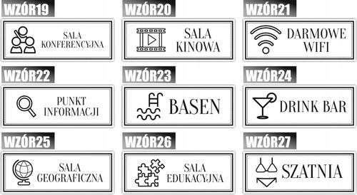 Tabliczka Grawer na Drzwi informacyjna AULA na Arena.pl