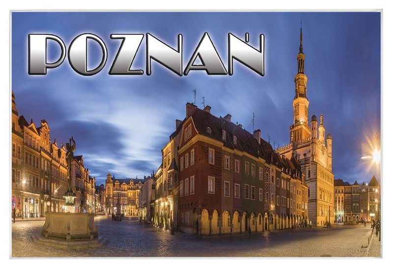 Poznań - magnes szklany zdjęcie 1
