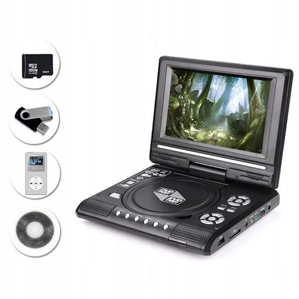 Odtwarzacz DVD Samochodowy Przenośny 7.8" zdjęcie 2