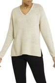 Dunnes Jasnobeżowy Sweter w Szpic - 40 / L