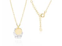 Pozłacany srebrny naszyjnik gwiazd celebrytka kółko circle coin marmur kamień srebro 925 Z1787NG