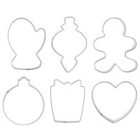 Wykrawacze do ciastek stalowe 6 szt.