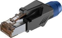 Wtyk typu RJ45 z osłoną Roxtone RJ45C5E-PHBU