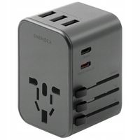 ENERGEA ład. siec. 3xUSB+2xUSB-C PD-PPS-QC 3.0 35.5W 3A2C adapter 4w1 US/UA