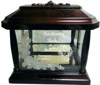 ZNICZ LAMPION KAPLICZKA z grawerem dla BABCI +imię