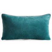 Poduszka Gaja 3 30x50 cm ciemnoturkusowa welwet dekoracyjna