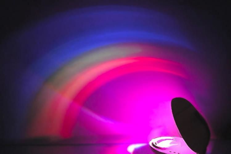 LAMPKA NOCNA PROJEKTOR TĘCZY W POKOJU zdjęcie 2