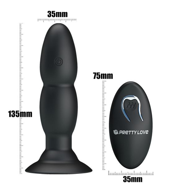 pretty love   beaded for extra pleasure 4 vibrations & rotations zdjęcie 6