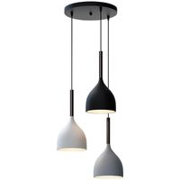 Lampa sufitowa metalowa klosz wisząca AT21-3SZ-MIX