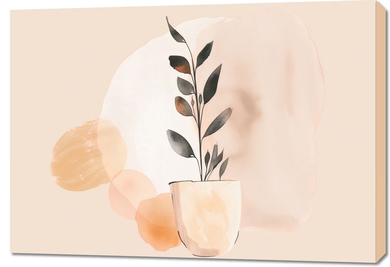 Obraz 100x70cm Doniczkowy Kolor zdjęcie 1